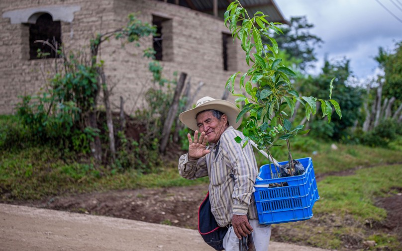 Kleinbauer in Honduras